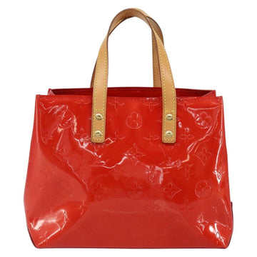 LOUIS VUITTON Monogram Vernis Reade PM Hand Bag Red Rouge M91088 LV Auth 146322 - 0