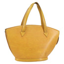 LOUIS VUITTON Epi Saint Jacques Hand Bag Yellow M52279 LV Auth 146328-1