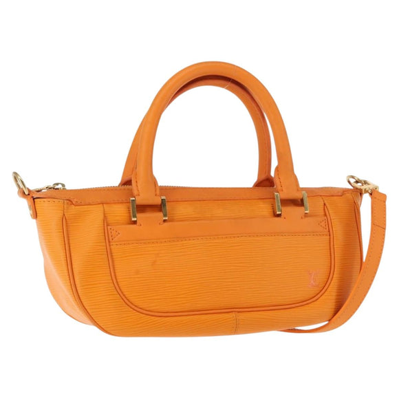 LOUIS VUITTON Epi Danura PM Bag 2Way Orange Mandarin M5891H LV Auth 146329
