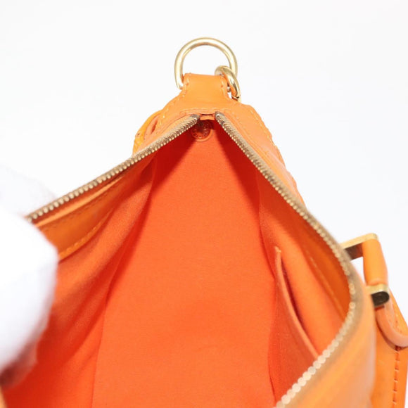 LOUIS VUITTON Epi Danura PM Bag 2Way Orange Mandarin M5891H LV Auth 146329