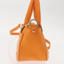 LOUIS VUITTON Epi Danura PM Bag 2Way Orange Mandarin M5891H LV Auth 146329-4
