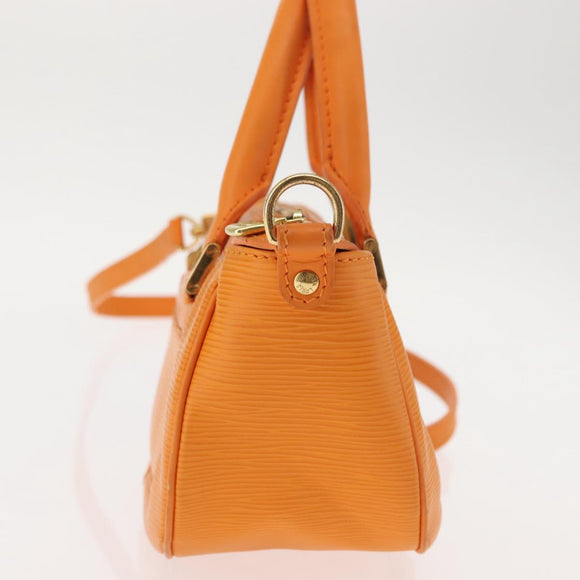 LOUIS VUITTON Epi Danura PM Bag 2Way Orange Mandarin M5891H LV Auth 146329