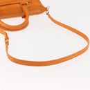 LOUIS VUITTON Epi Danura PM Bag 2Way Orange Mandarin M5891H LV Auth 146329-9