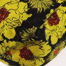 PRADA Tote Bag Nylon Yellow Silver Auth 146333-13