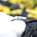 PRADA Tote Bag Nylon Yellow Silver Auth 146333-20