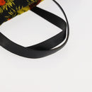 PRADA Tote Bag Nylon Yellow Silver Auth 146333-7