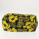 PRADA Tote Bag Nylon Yellow Silver Auth 146333-9