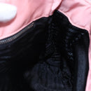 PRADA Quilted Chain Tote Bag Nylon Pink Silver Auth 146334-21