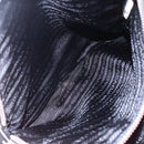 PRADA Quilted Chain Tote Bag Nylon Pink Silver Auth 146334-24