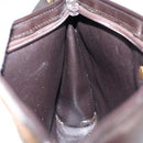 Christian Dior Trotter Canvas Shoulder Bag Beige Gold Auth 146342-18