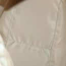 Christian Dior Trotter Canvas Romantic Chain Bag PVC Beige Silver Auth 146345-11