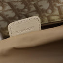 Christian Dior Trotter Canvas Romantic Chain Bag PVC Beige Silver Auth 146345-12