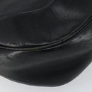 CHANEL Matelasse Shoulder Bag Leather Black Gold CC Auth 146351-11