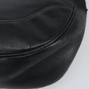 CHANEL Matelasse Shoulder Bag Leather Black Gold CC Auth 146351-12