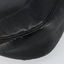 CHANEL Matelasse Shoulder Bag Leather Black Gold CC Auth 146351-13