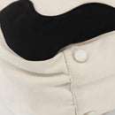 CHANEL marshmallow COCO Mark Hand Bag Canvas White Black CC Auth 146352-15