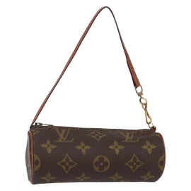 LOUIS VUITTON Monogram Papillon Pouch LV Auth 146356