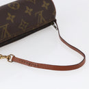 LOUIS VUITTON Monogram Papillon Pouch LV Auth 146356-7