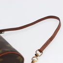 LOUIS VUITTON Monogram Papillon Pouch LV Auth 146356-8