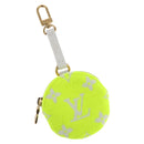 LOUIS VUITTON Ellipse BB Pouch Pile White Light Yellow Green Auth 146358-1