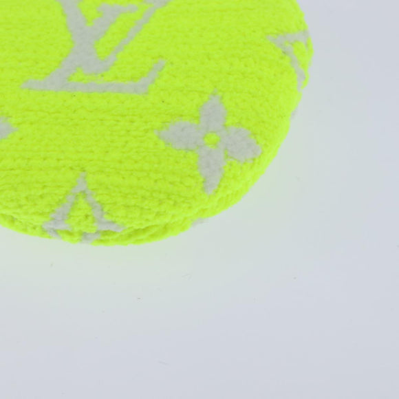 LOUIS VUITTON Ellipse BB Pouch Pile White Light Yellow Green Auth 146358