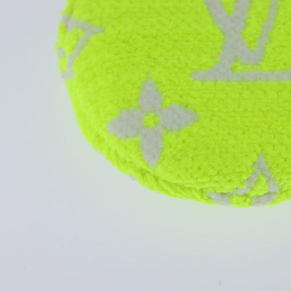 LOUIS VUITTON Ellipse BB Pouch Pile White Light Yellow Green Auth 146358