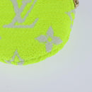 LOUIS VUITTON Ellipse BB Pouch Pile White Light Yellow Green Auth 146358-11