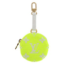 LOUIS VUITTON Ellipse BB Pouch Pile White Light Yellow Green Auth 146358-13