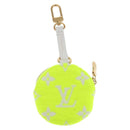 LOUIS VUITTON Ellipse BB Pouch Pile White Light Yellow Green Auth 146358-2