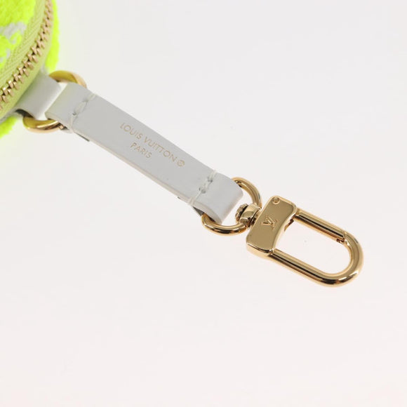 LOUIS VUITTON Ellipse BB Pouch Pile White Light Yellow Green Auth 146358