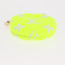 LOUIS VUITTON Ellipse BB Pouch Pile White Light Yellow Green Auth 146358-9