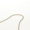 CHANEL V stitch Chain Shoulder Bag Leather White Gold CC Auth 146360A-14