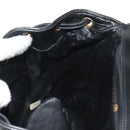 CHANEL Matelasse Chain Backpack Lamb Skin Black Gold CC Auth 146361AV-29