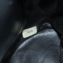 CHANEL Matelasse Chain Backpack Lamb Skin Black Gold CC Auth 146361AV-11