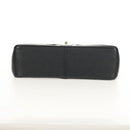 CHANEL Matelasse 30 Double Flap Chain Bag Caviar Skin Black CC Auth 146363SM-11