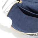 LOUIS VUITTON Monogram Laminated Jacquard Microvanity Navy M82467 Auth 146365SAM-27