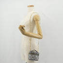 LOUIS VUITTON Monogram Laminated Jacquard Microvanity Navy M82467 Auth 146365SAM-31