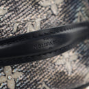 LOUIS VUITTON Monogram Laminated Jacquard Microvanity Navy M82467 Auth 146365SAM-8