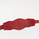 BALENCIAGA Classic bowling Hand Bag Leather 2way Red Gold Auth 146366-10