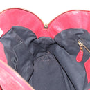 BALENCIAGA Classic bowling Hand Bag Leather 2way Red Gold Auth 146366-21