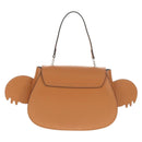 GUCCI Children's Koala Hand Bag Leather Brown Silver 605824 Auth 146368V-2