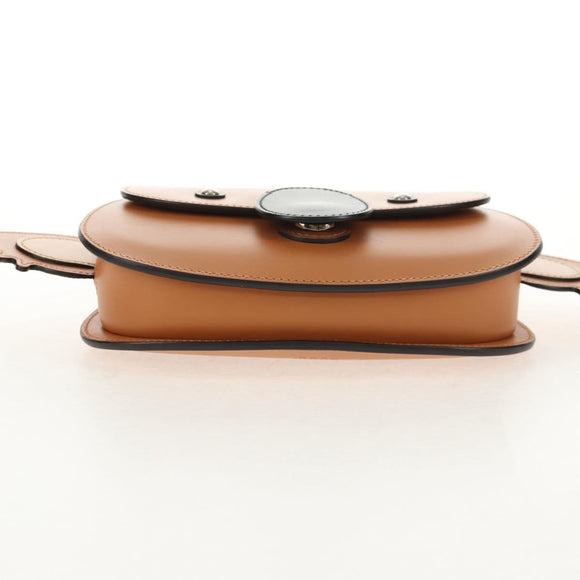 GUCCI Children's Koala Hand Bag Leather Brown Silver 605824 Auth 146368V