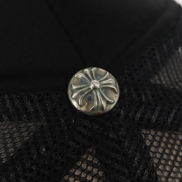 Chrome Hearts 3 Cemetery Cross King Taco Tracker Cap Cotton Black Auth 146386M