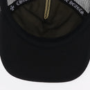 Chrome Hearts 3 Cemetery Cross King Taco Tracker Cap Cotton Black Auth 146386M-15