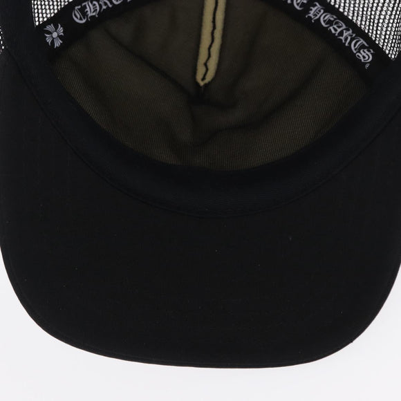 Chrome Hearts 3 Cemetery Cross King Taco Tracker Cap Cotton Black Auth 146386M