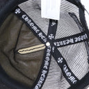 Chrome Hearts 3 Cemetery Cross King Taco Tracker Cap Cotton Black Auth 146386M-17