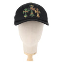 Chrome Hearts 3 Cemetery Cross King Taco Tracker Cap Cotton Black Auth 146386M-2
