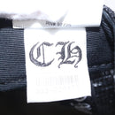 Chrome Hearts 3 Cemetery Cross King Taco Tracker Cap Cotton Black Auth 146386M-24