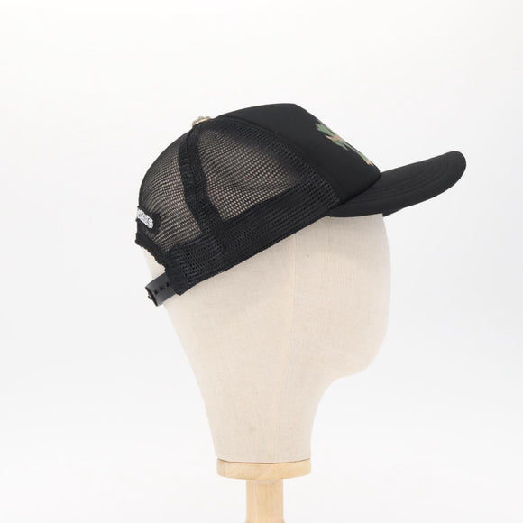 Chrome Hearts 3 Cemetery Cross King Taco Tracker Cap Cotton Black Auth 146386M