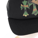 Chrome Hearts 3 Cemetery Cross King Taco Tracker Cap Cotton Black Auth 146386M-7